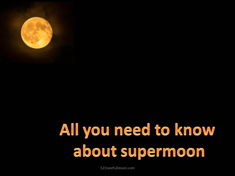 Next Supermoon 2023 Dates for Next Supermoon