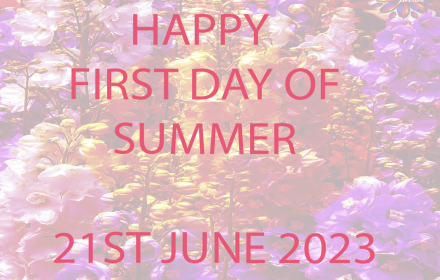 Happy first day of summer 2023