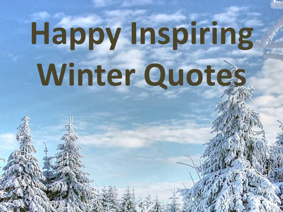  winter quotes 