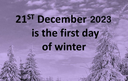 first day of winter 2023 in USA Canada UK