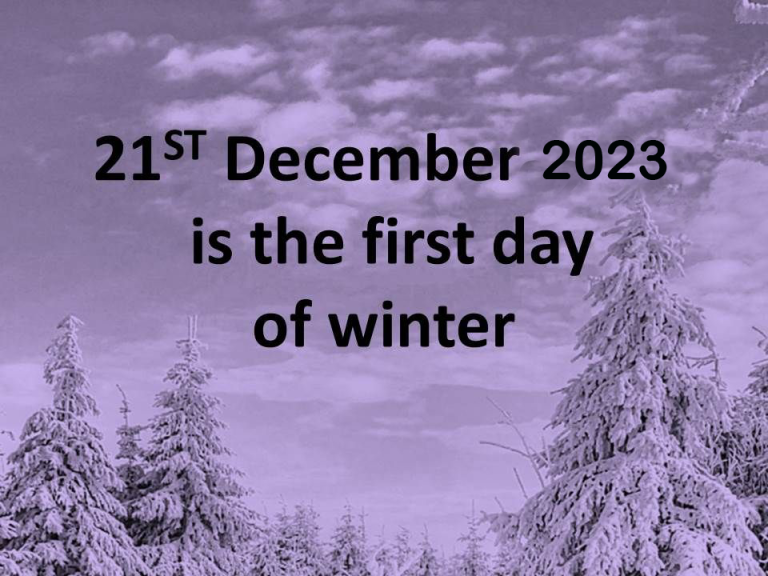 First Day of Winter 2023 Official 1st Day of Winter Season Northern