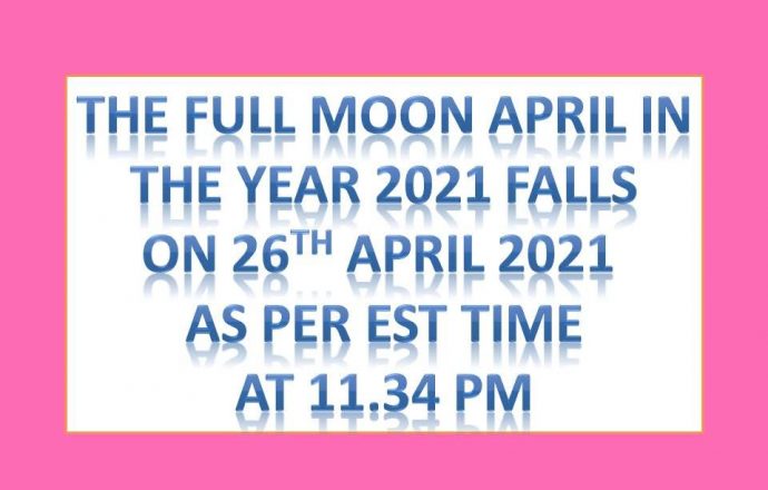 full moon april 2021 pink moon
