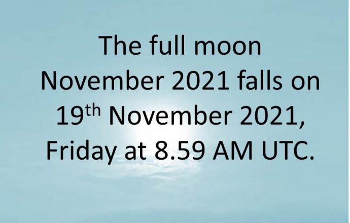 full moon november 2021 usa canada uk
