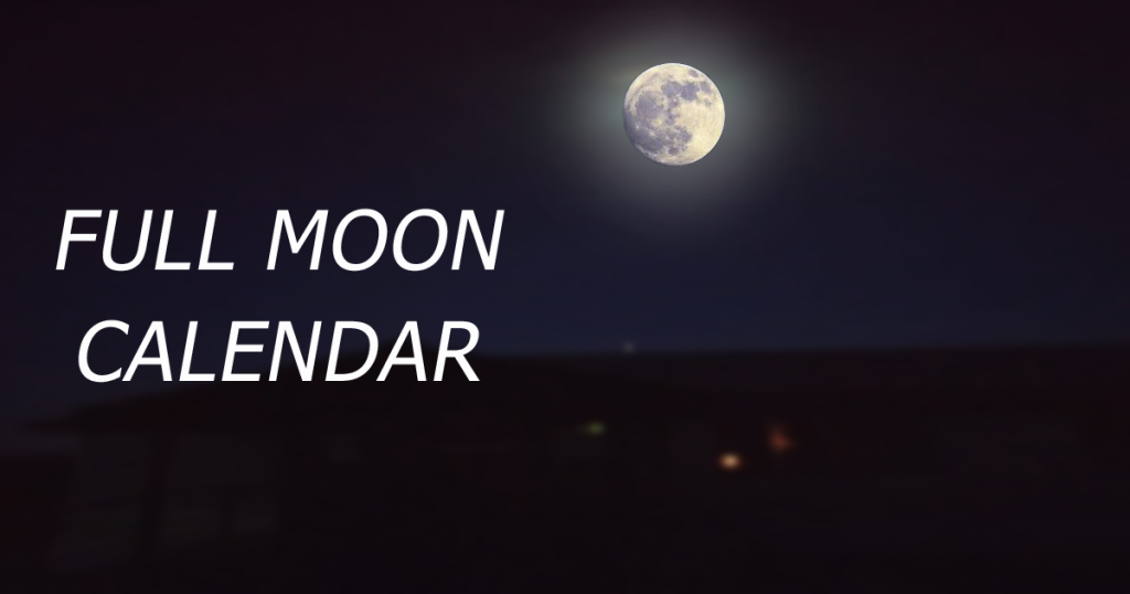 full moon calendar 2023