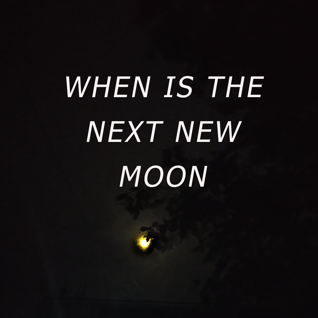 New Moon 2024 Schedule When Is The Next New Moon